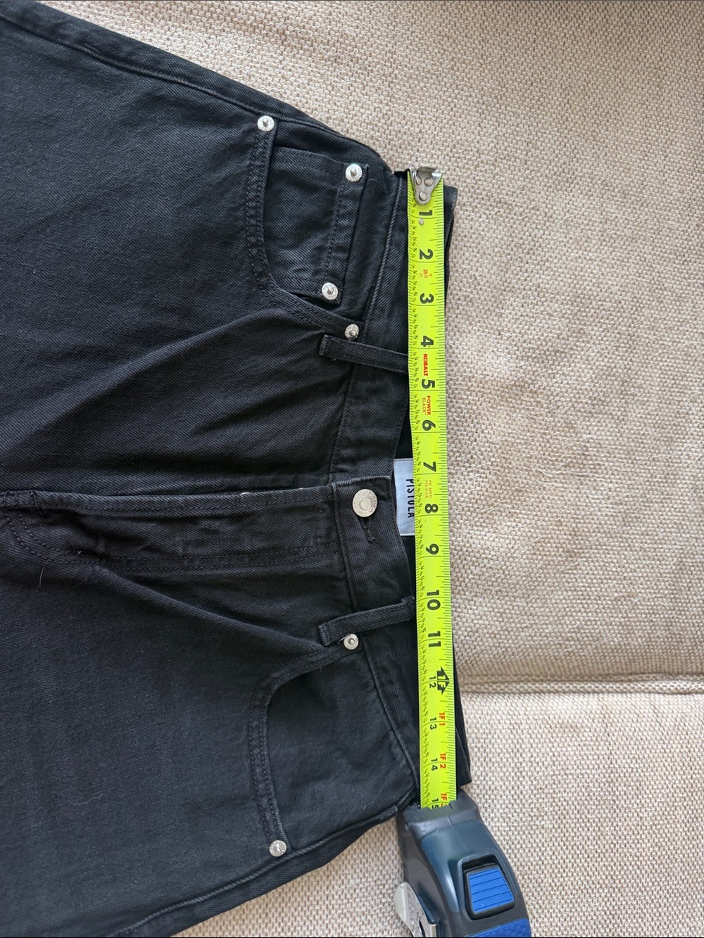 pistola Black Wide-Leg High-Rise Jeans - Picture 3 of 4